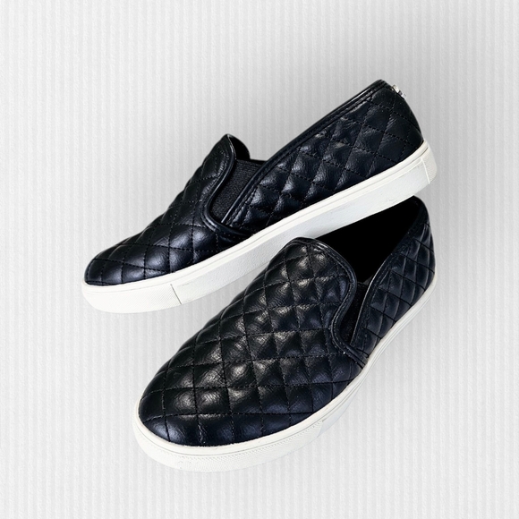 Steve Madden Shoes - Steve Madden Ecentrq Slip-On Shoes, Black, Women's 9.5 M casual fashion